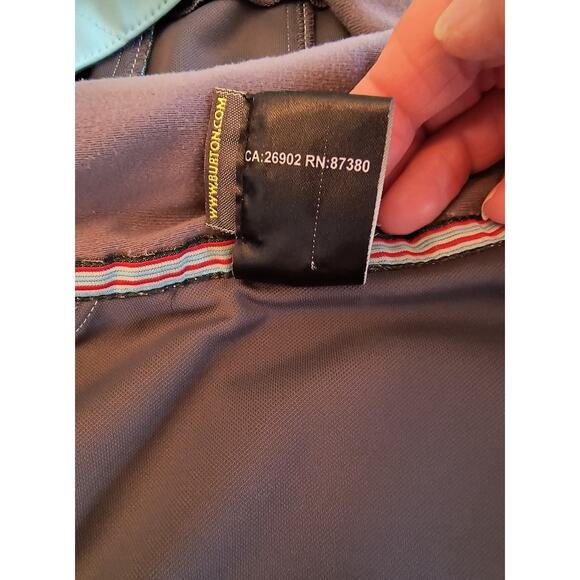 Burton Dry Ride Jacket Women's Size M Blue Hooded Lined Zip Pockets Gore-Tex - Picture 13 of 16